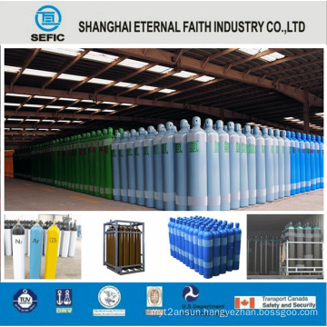 Seamless Steel High Pressure Industrial Nitrogen Gas Cylinder